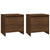 Bedside Cabinets 2 pcs Brown Oak 45x34x44.5 cm Engineered Wood