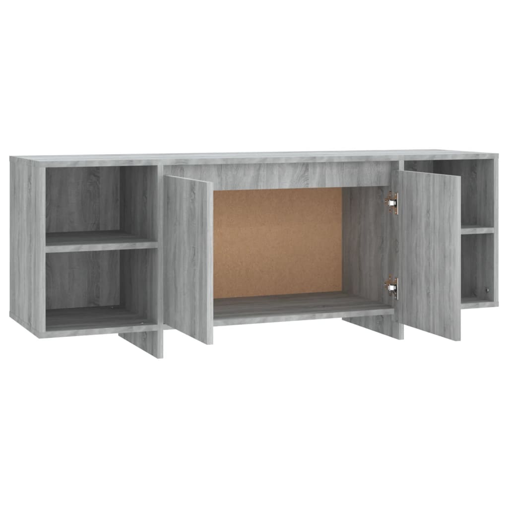 TV Cabinet Grey Sonoma 130x35x50 cm Engineered Wood