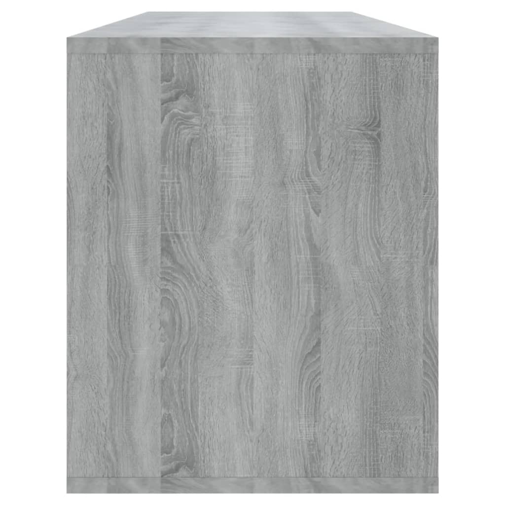 TV Cabinet Grey Sonoma 130x35x50 cm Engineered Wood