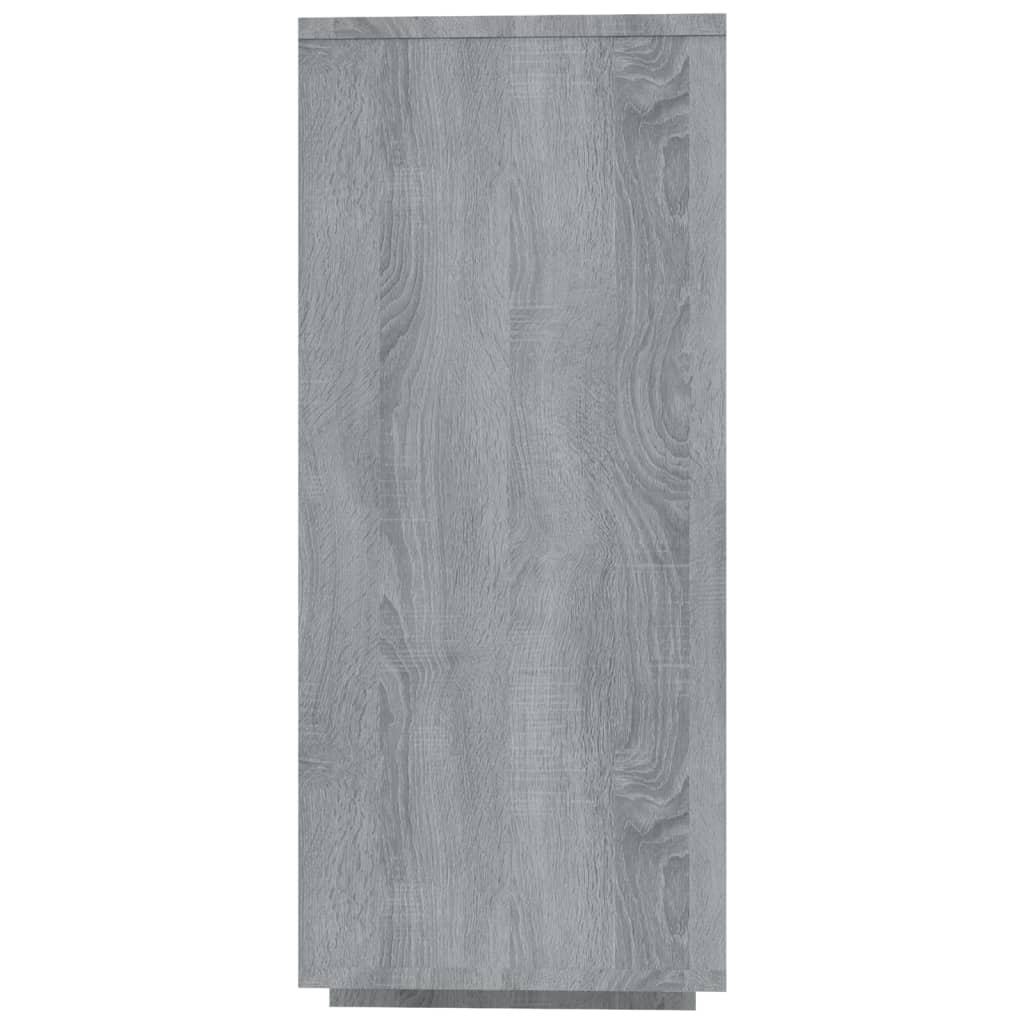 Sideboard Grey Sonoma 120x30x75 cm Engineered Wood