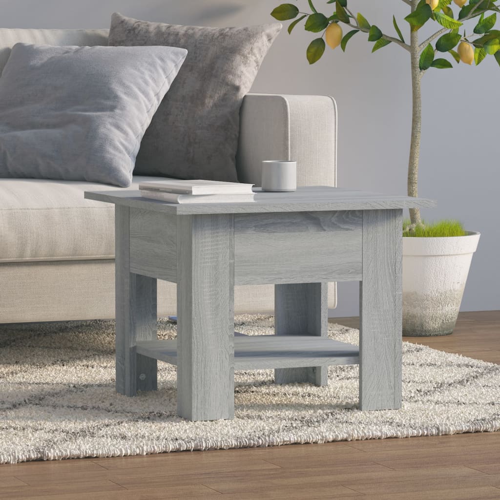 Coffee Table Grey Sonoma 55x55x42 cm Engineered Wood