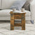 Coffee Table Smoked Oak 40x40x42 cm Engineered Wood