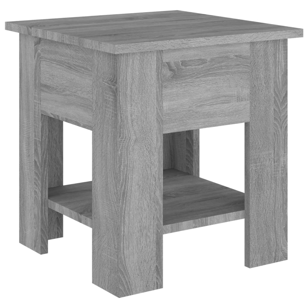 Coffee Table Grey Sonoma 40x40x42 cm Engineered Wood