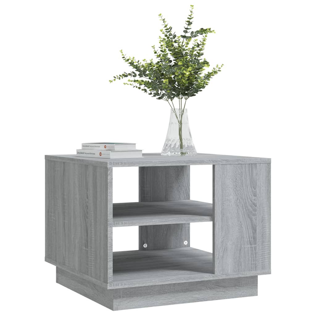 Coffee Table Grey Sonoma 55x55x43 cm Engineered Wood