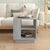 Coffee Table Grey Sonoma 40x40x43 cm Engineered Wood