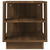 Coffee Table Brown Oak 40x40x43 cm Engineered Wood