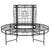 Round Tree Bench Ø137 cm Black Steel