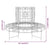 Round Tree Bench Ø137 cm Black Steel