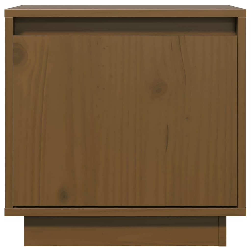 Bedside Cabinets 2 pcs Honey Brown 40x30x40 cm Solid Wood Pine