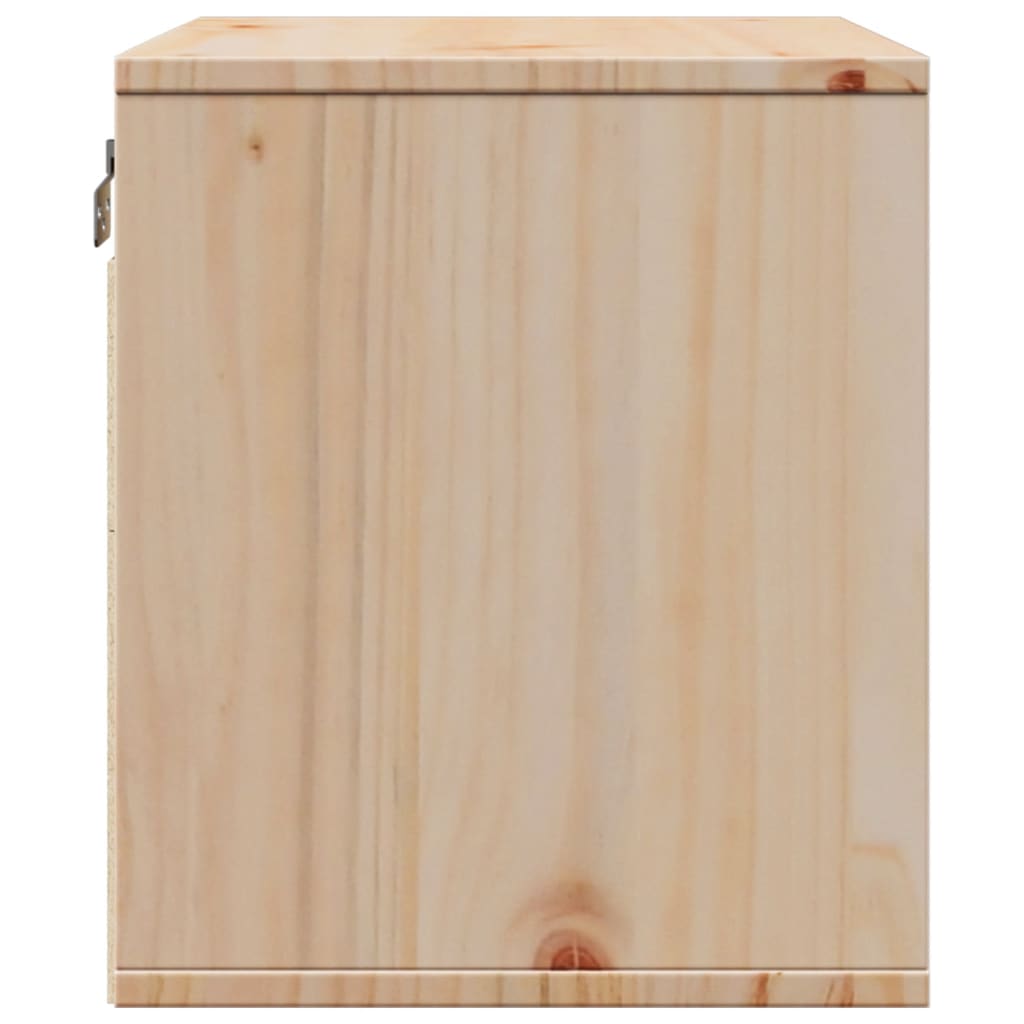 Wall Cabinet 45x30x35 cm Solid Wood Pine