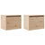 Wall Cabinets 2 pcs 45x30x35 cm Solid Wood Pine