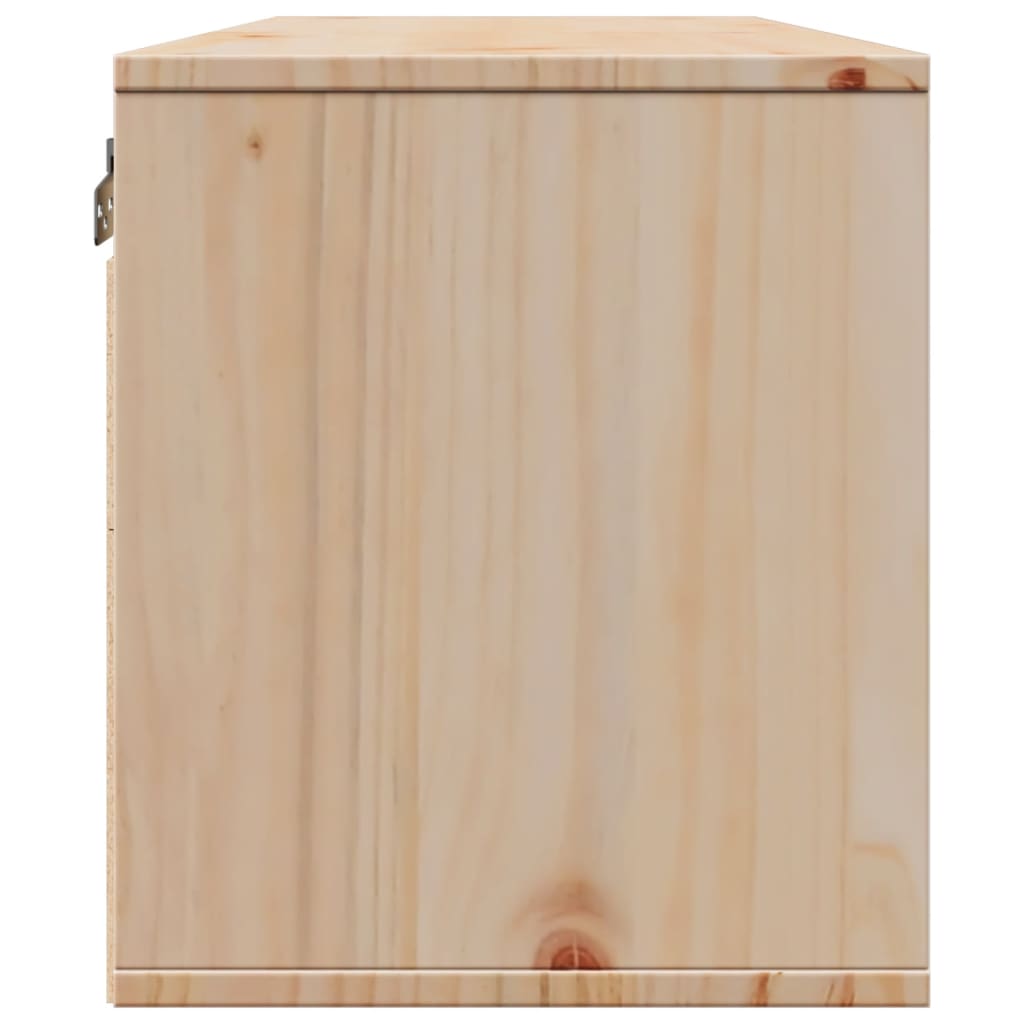 Wall Cabinets 2 pcs 45x30x35 cm Solid Wood Pine