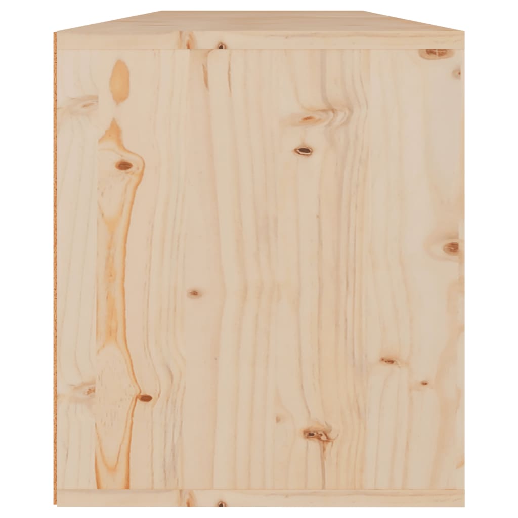 Wall Cabinets 2 pcs 60x30x35 cm Solid Wood Pine