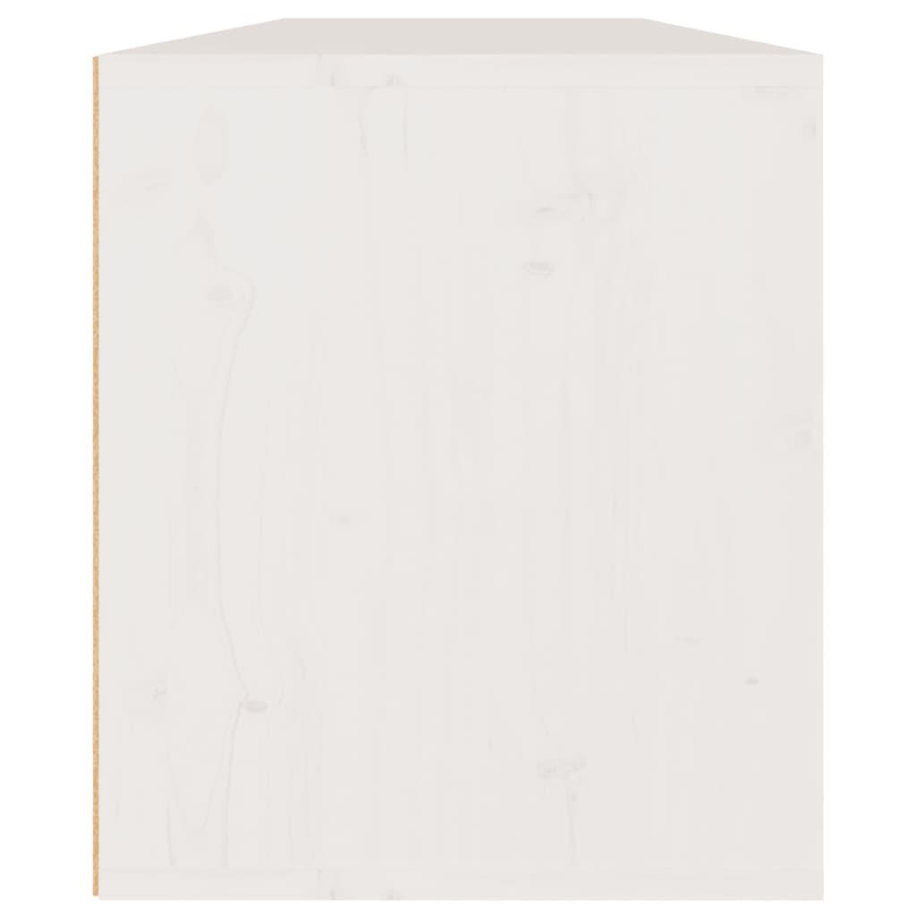 Wall Cabinets 2 pcs White 60x30x35 cm Solid Wood Pine