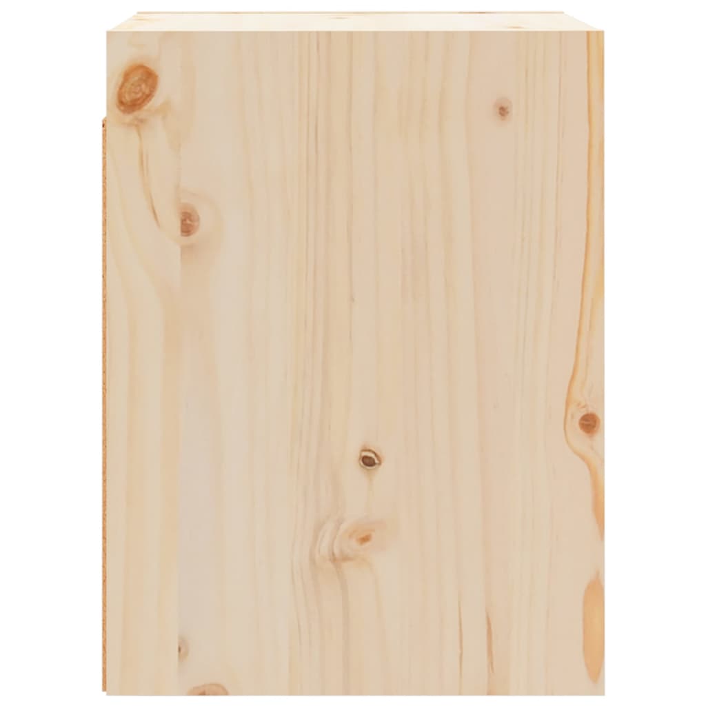 Wall Cabinets 2pcs 30x30x40 cm Solid Wood Pine