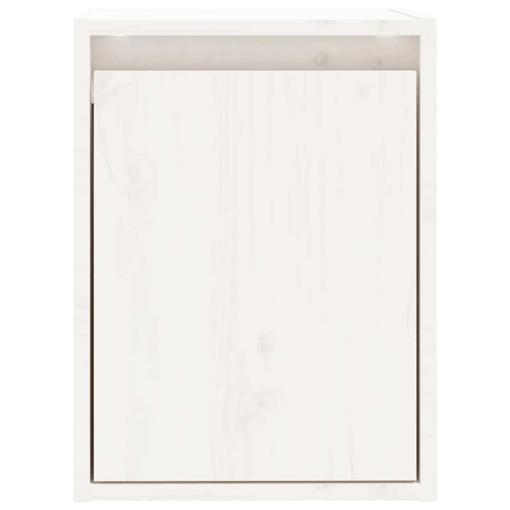 Wall Cabinets 2pcs White 30x30x40 cm Solid Wood Pine