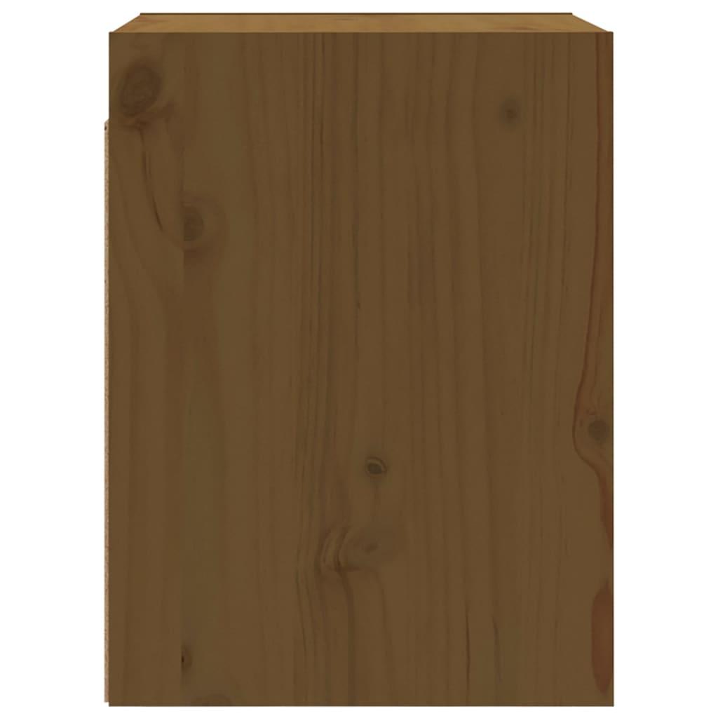 Wall Cabinets 2pcs Honey Brown 30x30x40 cm Solid Wood Pine