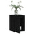 Wall Cabinets 2pcs Black 30x30x40 cm Solid Wood Pine