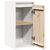 Wall Cabinets 2 pcs White 30x30x60 cm Solid Wood Pine