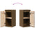 Wall Cabinets 2 pcs Honey Brown 30x30x60 cm Solid Wood Pine