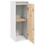 Wall Cabinets 2 pcs White 30x30x80 cm Solid Wood Pine