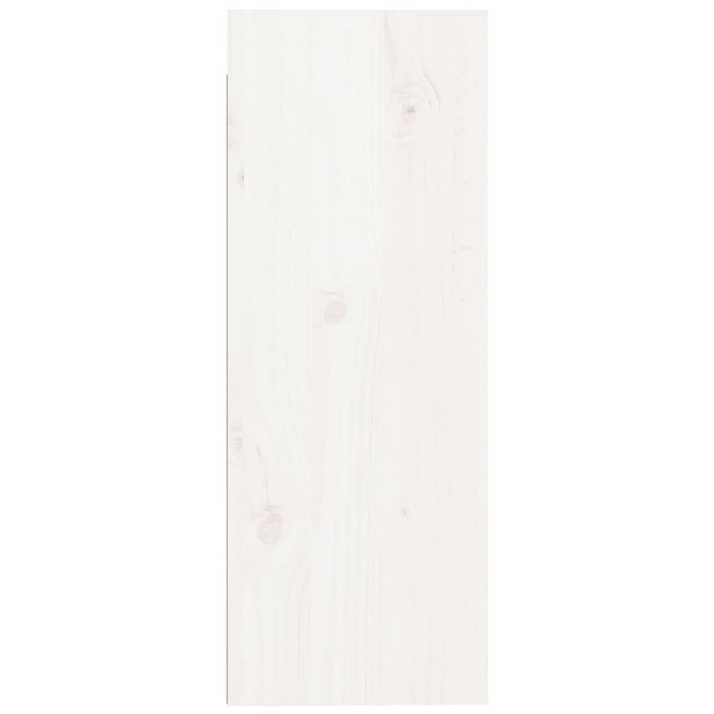 Wall Cabinets 2 pcs White 30x30x80 cm Solid Wood Pine