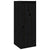 Wall Cabinets 2 pcs Black 30x30x80 cm Solid Wood Pine