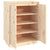 Shoe Cabinet 60x35x80 cm Solid Wood Pine