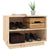 Shoe Cabinet 60x34x45 cm Solid Wood Pine