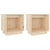 Bedside Cabinets 2 pcs 40x30x40 cm Solid Wood Pine