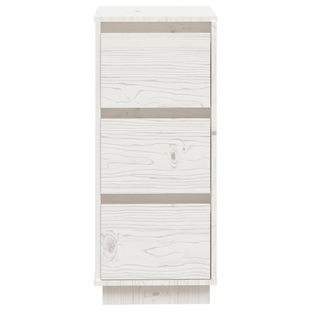 Sideboards 2 pcs White 32x34x75 cm Solid Wood Pine