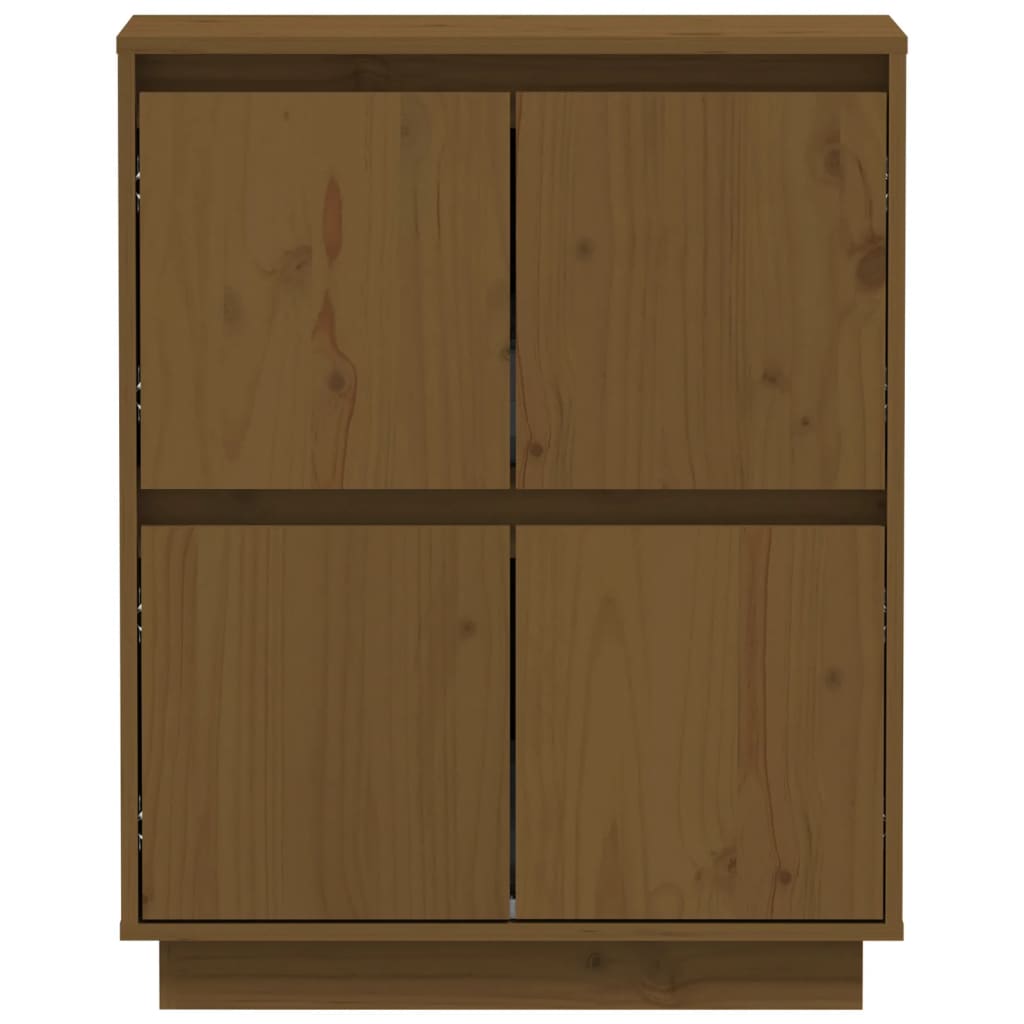 Sideboard Honey Brown 60x34x75 cm Solid Wood Pine