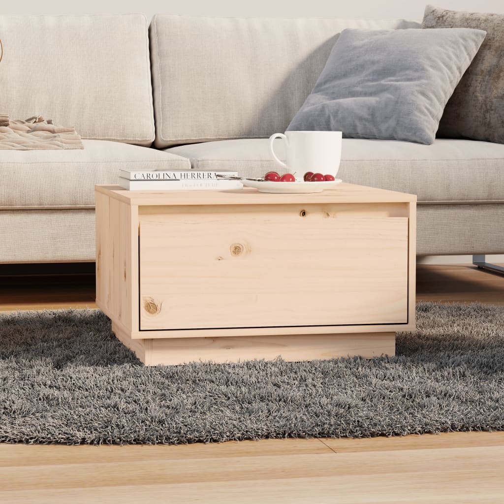 Coffee Table 55x56x32 cm Solid Wood Pine