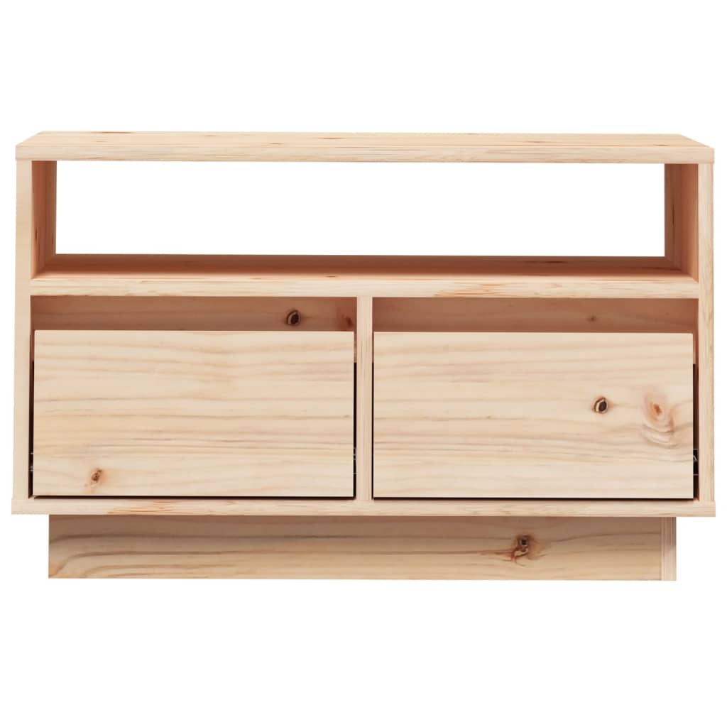 TV Cabinet 60x35x37 cm Solid Wood Pine