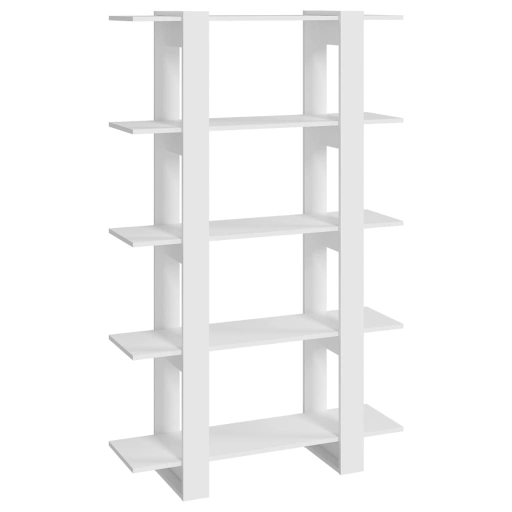 Book Cabinet/Room Divider White 100x30x160 cm