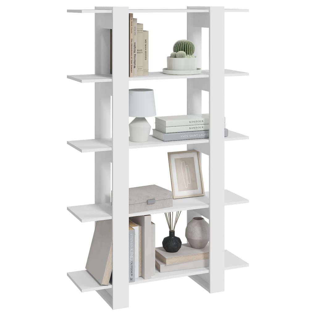 Book Cabinet/Room Divider White 100x30x160 cm