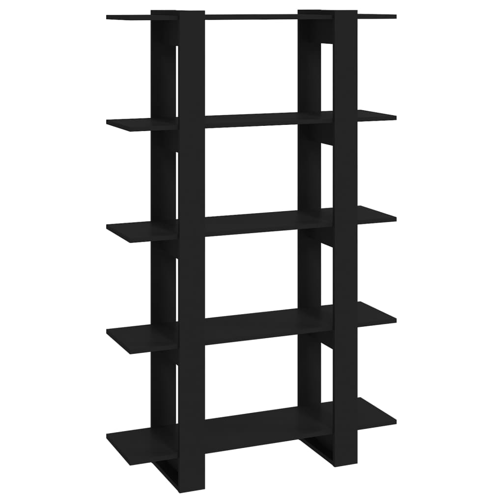 Book Cabinet/Room Divider Black 100x30x160 cm