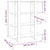 Book Cabinet/Room Divider Sonoma Oak 100x30x123.5 cm