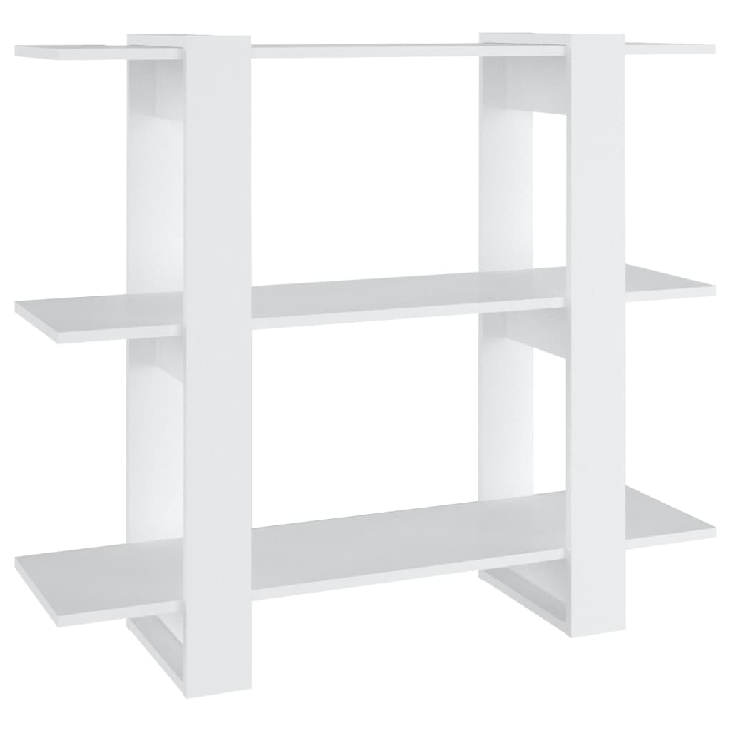 Book Cabinet/Room Divider White 100x30x87 cm