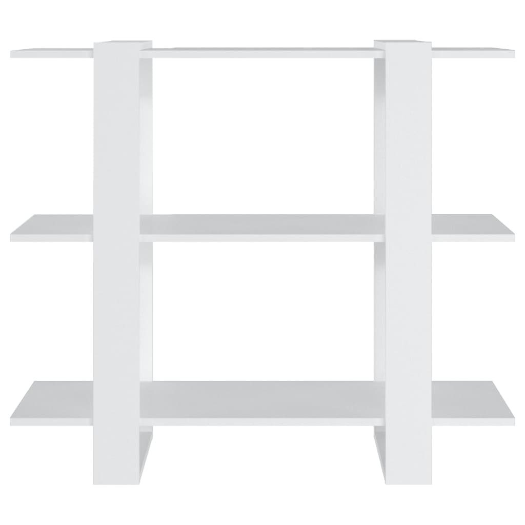 Book Cabinet/Room Divider White 100x30x87 cm