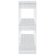 Book Cabinet/Room Divider White 100x30x87 cm