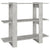 Book Cabinet/Room Divider Concrete Grey 100x30x87 cm