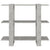 Book Cabinet/Room Divider Concrete Grey 100x30x87 cm