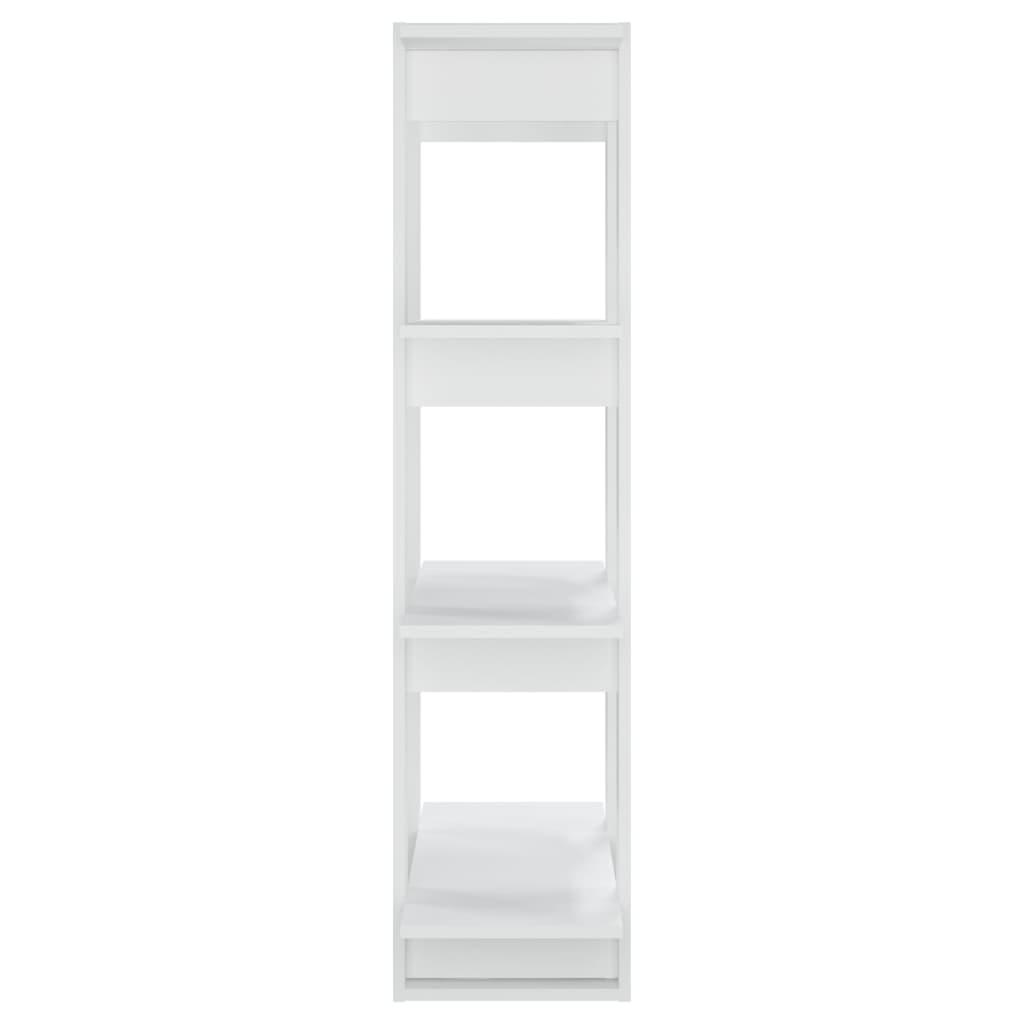 Book Cabinet/Room Divider White 80x30x123.5 cm