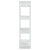 Book Cabinet/Room Divider White 80x30x123.5 cm