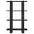 Book Cabinet/Room Divider Black 80x30x123.5 cm