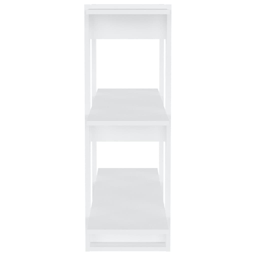 Book Cabinet/Room Divider White 80x30x87 cm