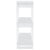 Book Cabinet/Room Divider White 80x30x87 cm