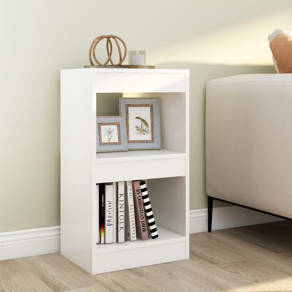 Book Cabinet/Room Divider White 40x30x72 cm