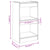 Book Cabinet/Room Divider Black 40x30x72 cm